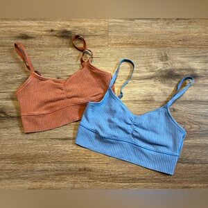 Offline by Aerie Recharge Least Support Ribbed Sports Bra Bundle Size XS